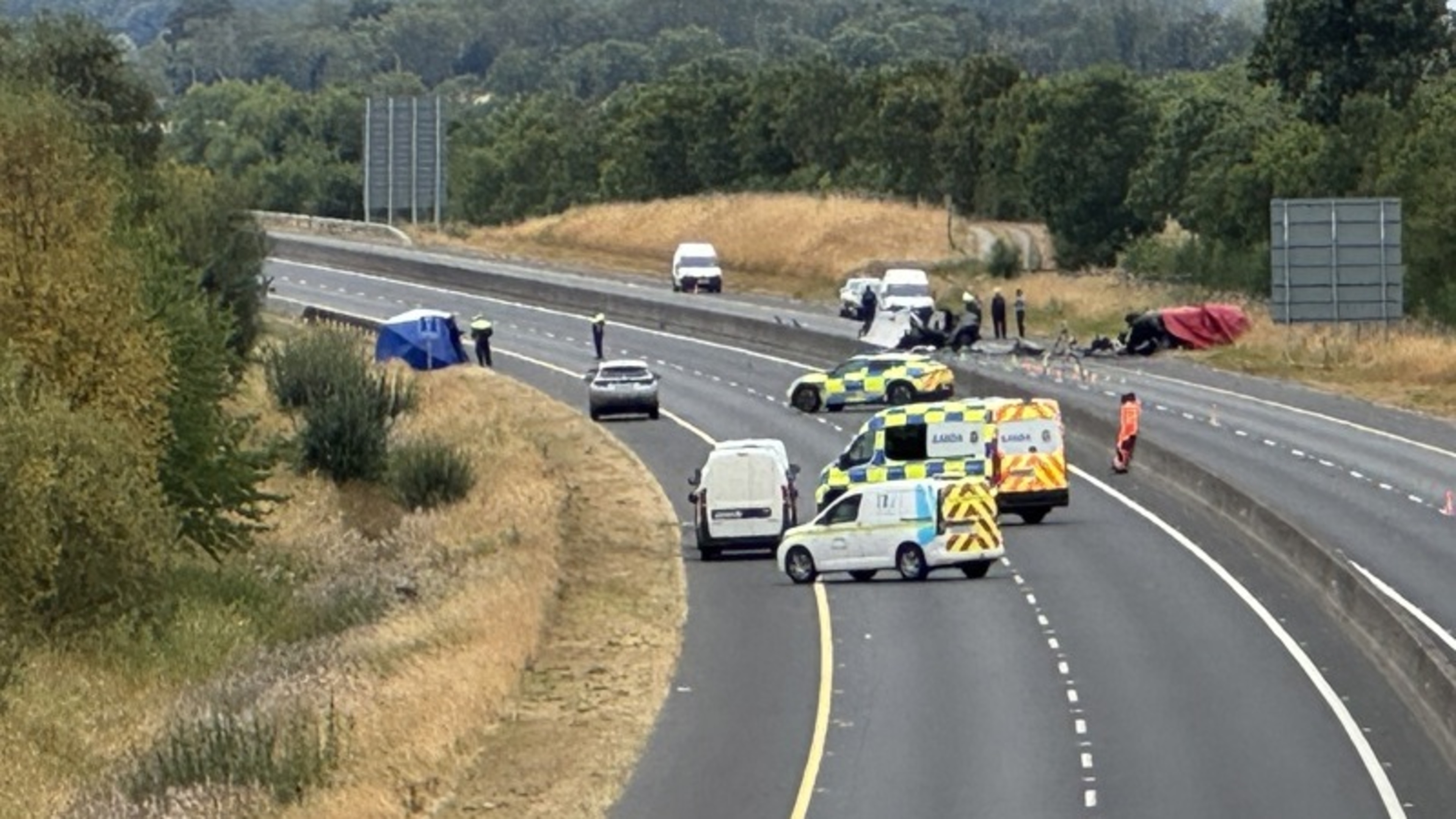 Four killed in M9 wrong way crash