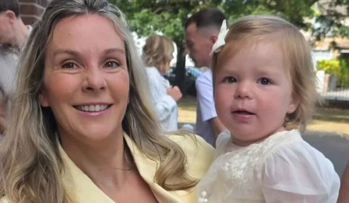 Marie Crowe Celebrates Daughter's Christening