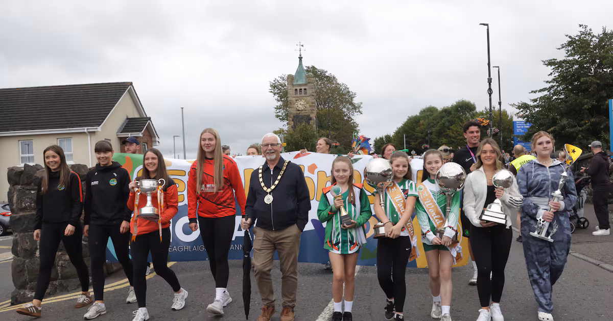 Carnival Parade Held in Crumlin, Co Antrim