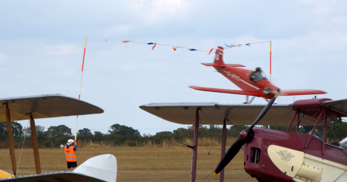Pilot injured in light aircraft crash at air show