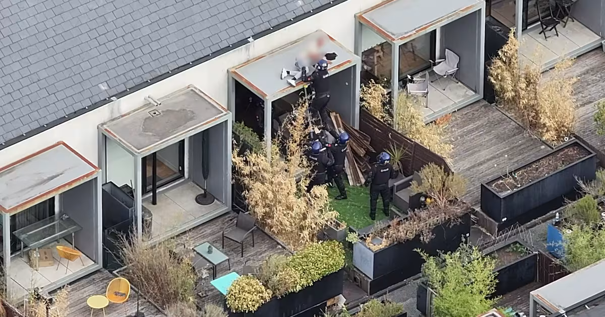 Police Arrest Wanted Man Sleeping on Roof