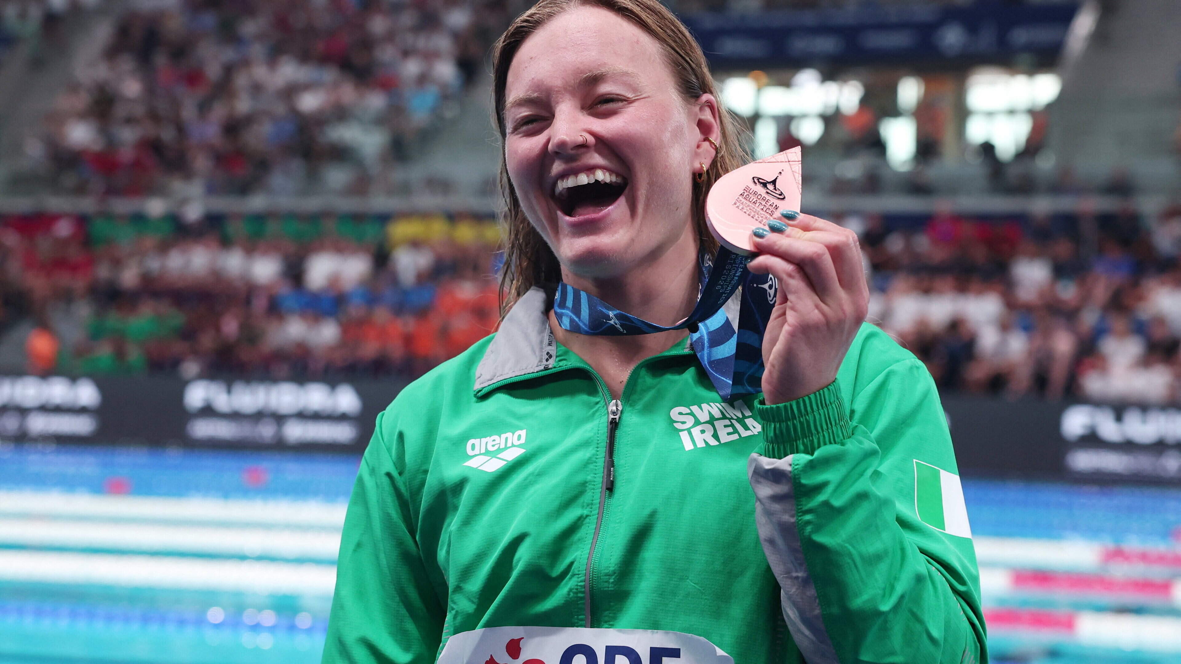 Mona McSharry Wins 50m Breaststroke Bronze
