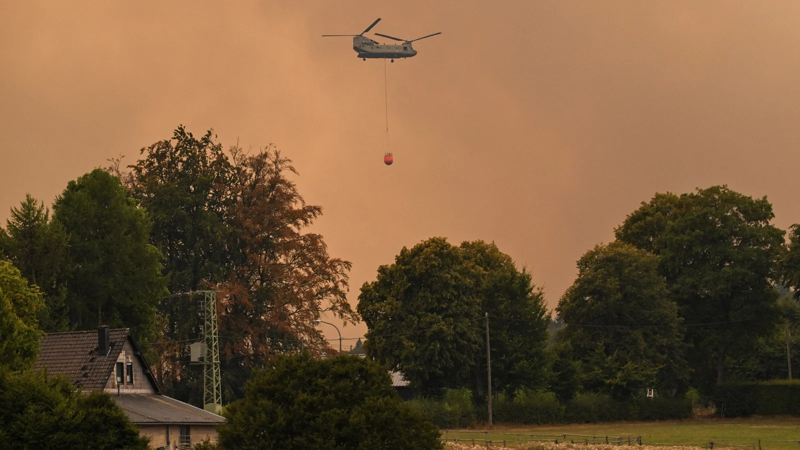 Belgium Battles Major Wildfire Near German Border