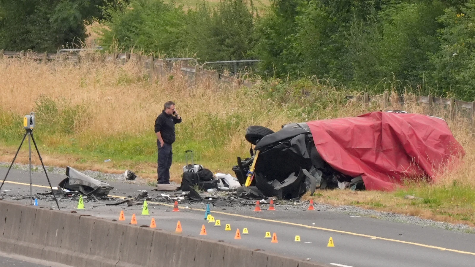 Post-mortem on five teenagers killed in M9 crash