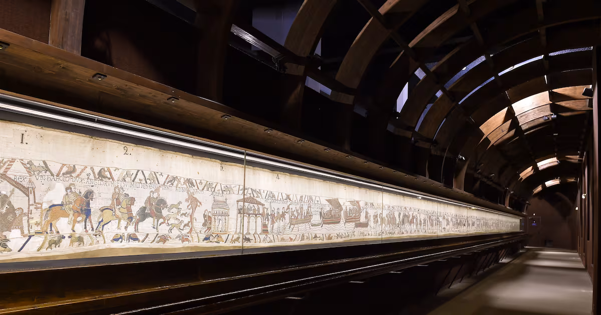 Children Compete to Finish Bayeux Tapestry