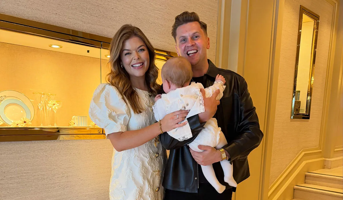 Doireann Garrihy Celebrates Baby Rosie's Christening