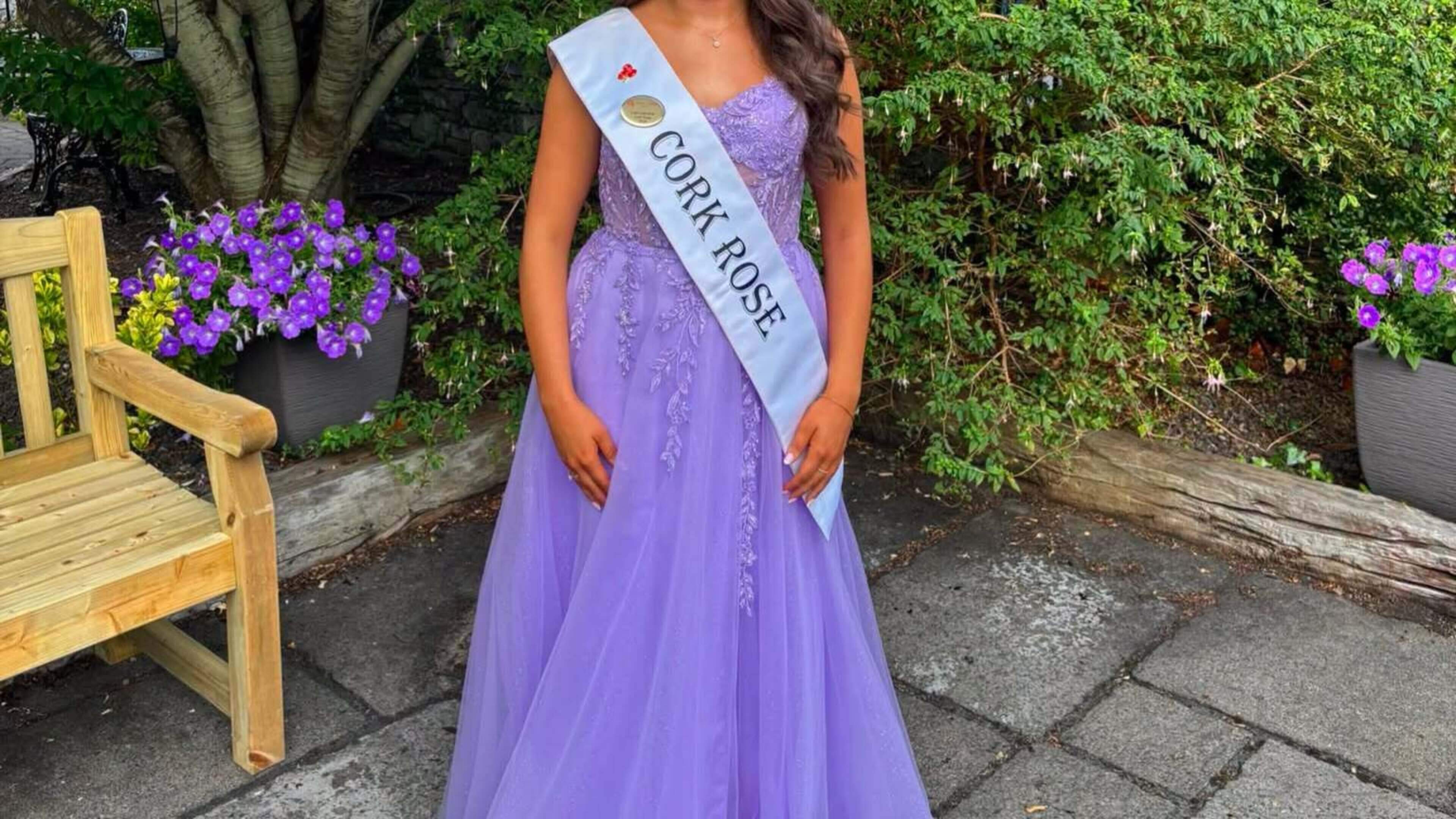 Cork Rose Lexi Linnane on Rose of Tralee stage