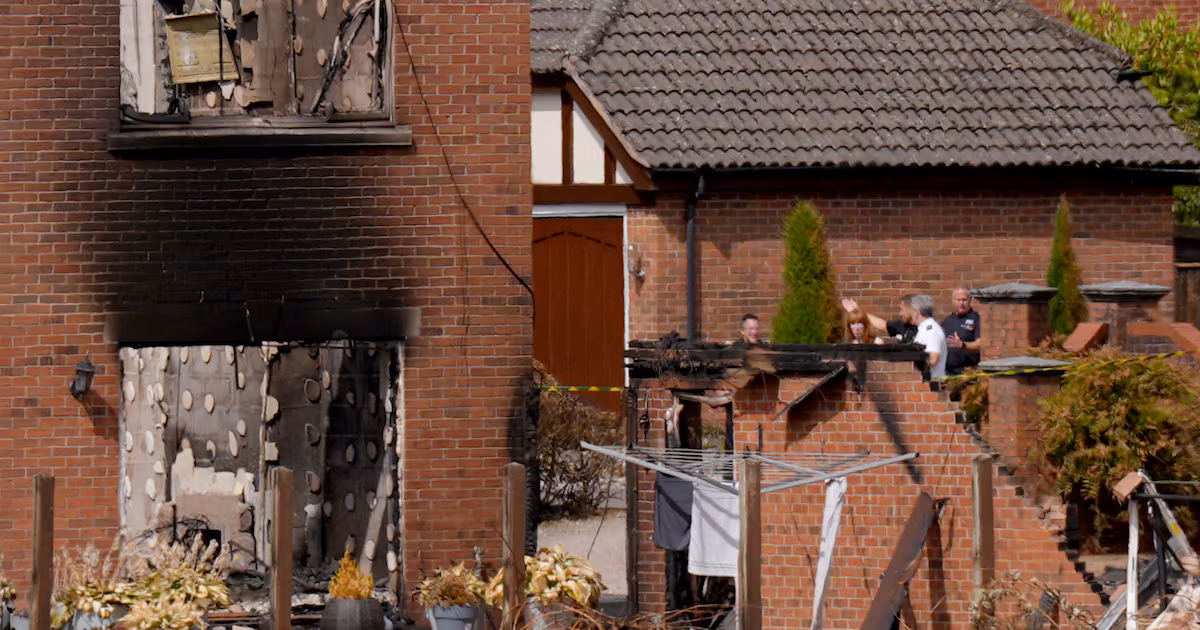 Angela Rayner visits Stourbridge wildfire homes