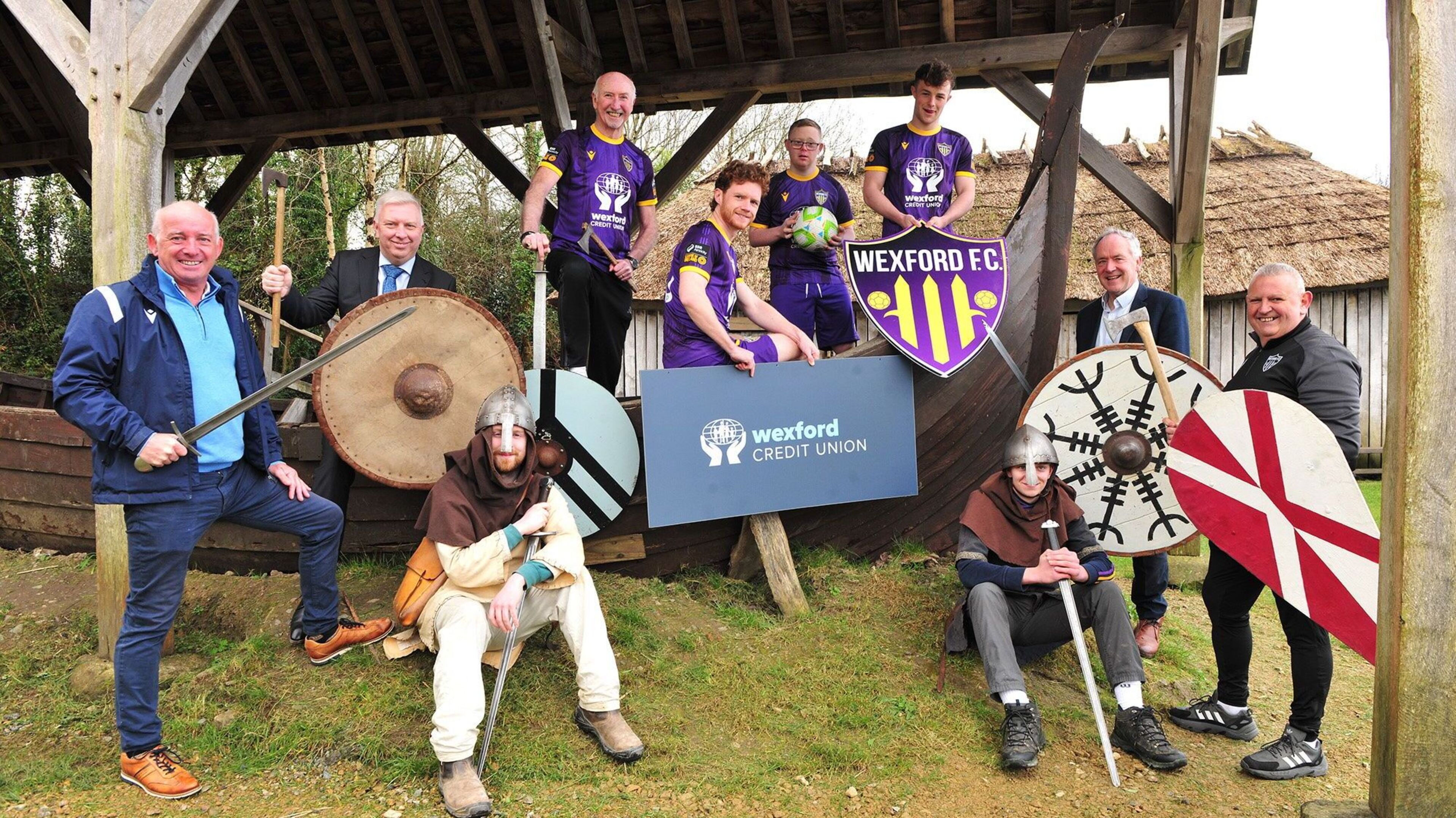 Wexford FC Supports Down Syndrome and Power Chair Teams