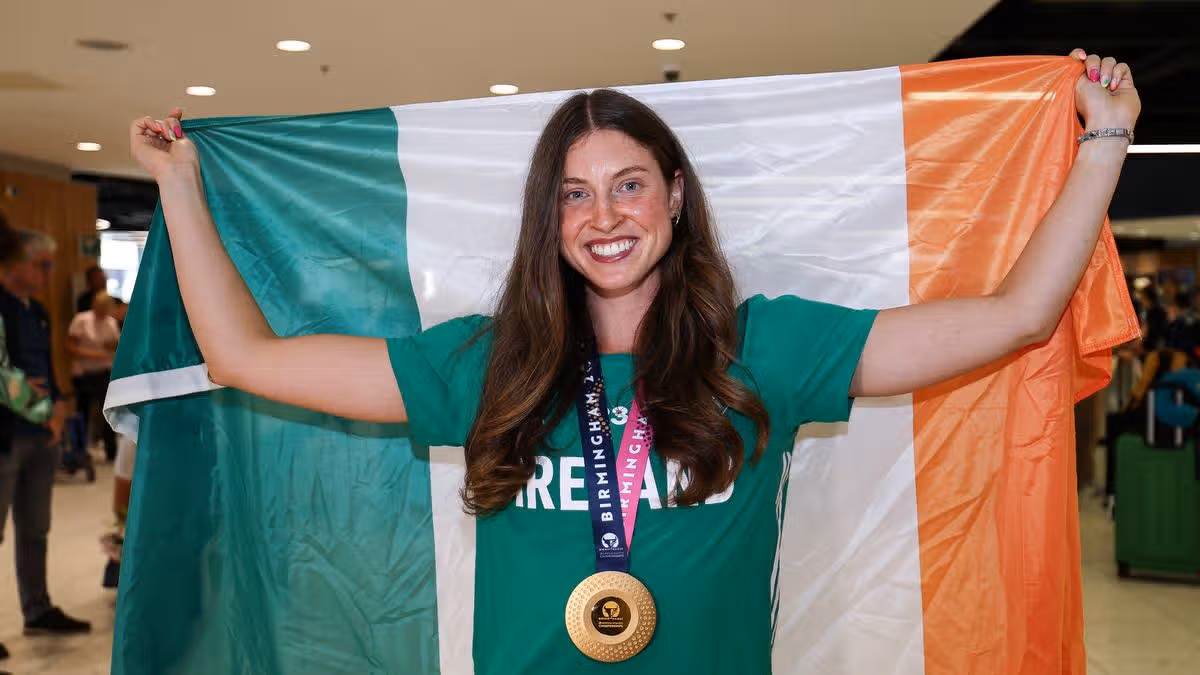Kate O'Connor wins gold medal, honors grandmother