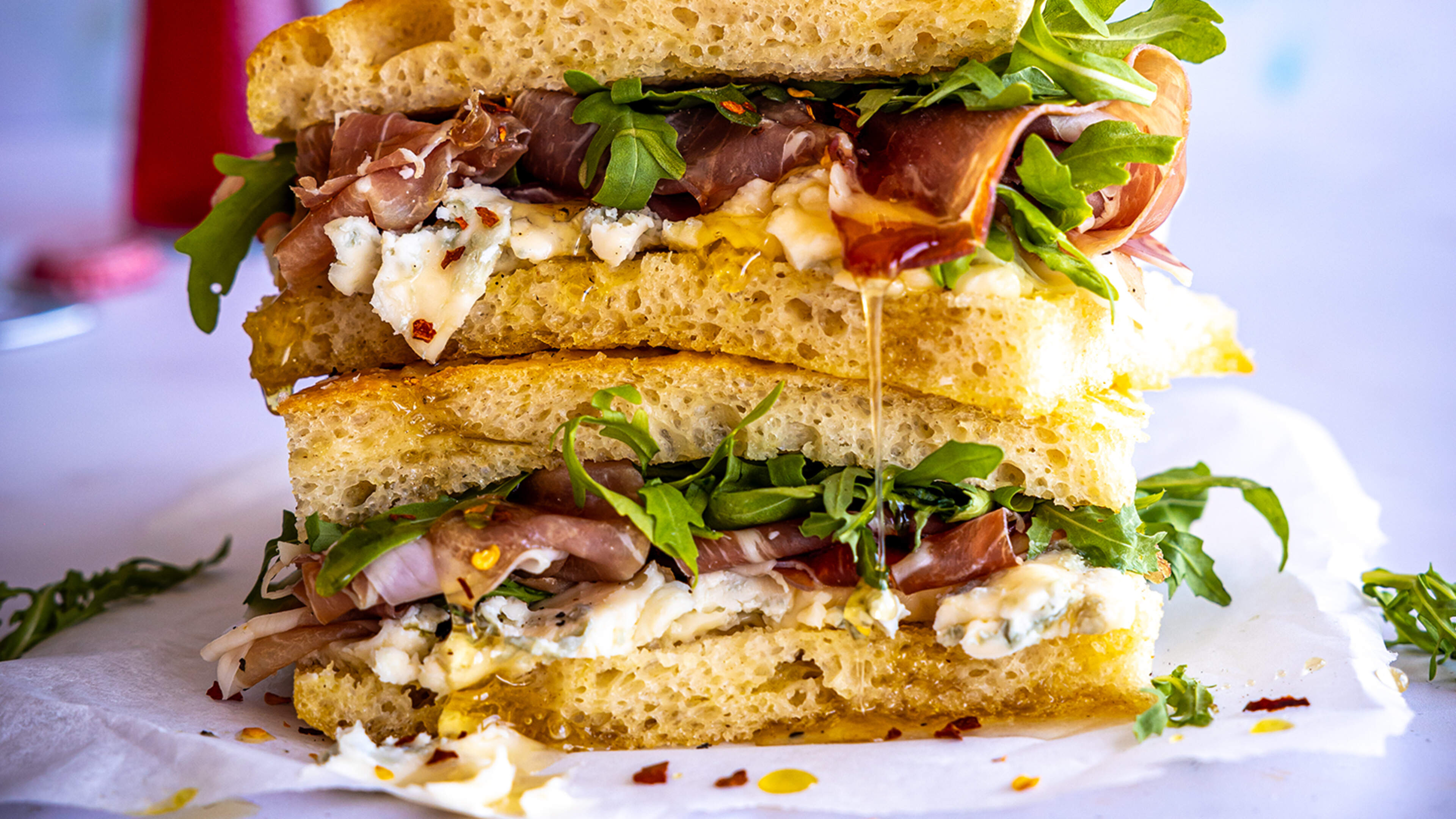 Italian Focaccia Sandwich Recipe