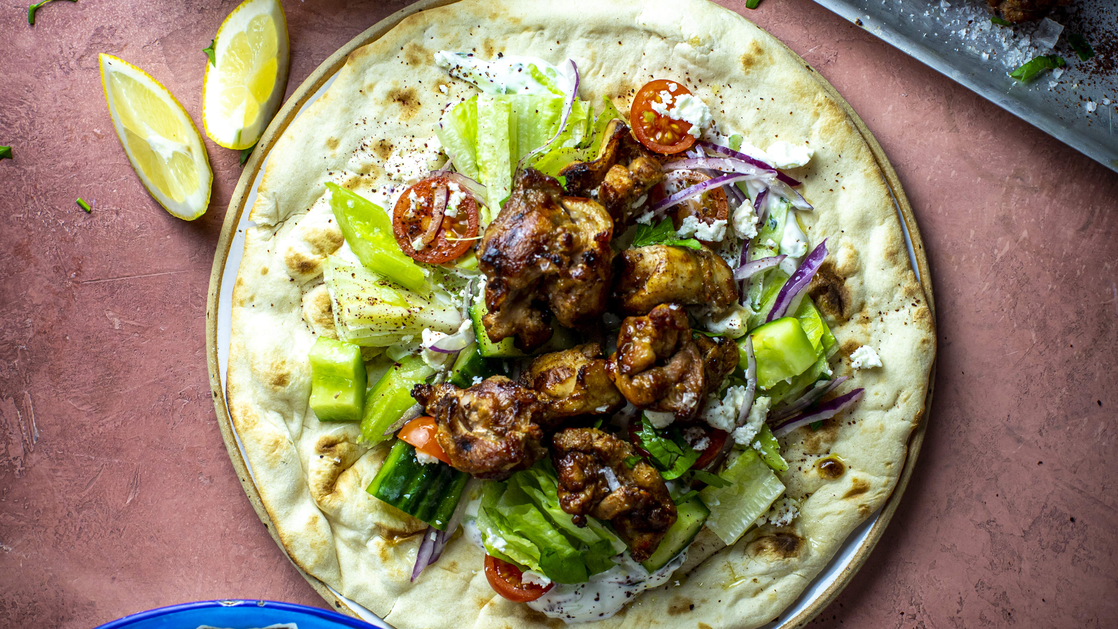 Chicken Shawarma Recipe with Garlic Yoghurt