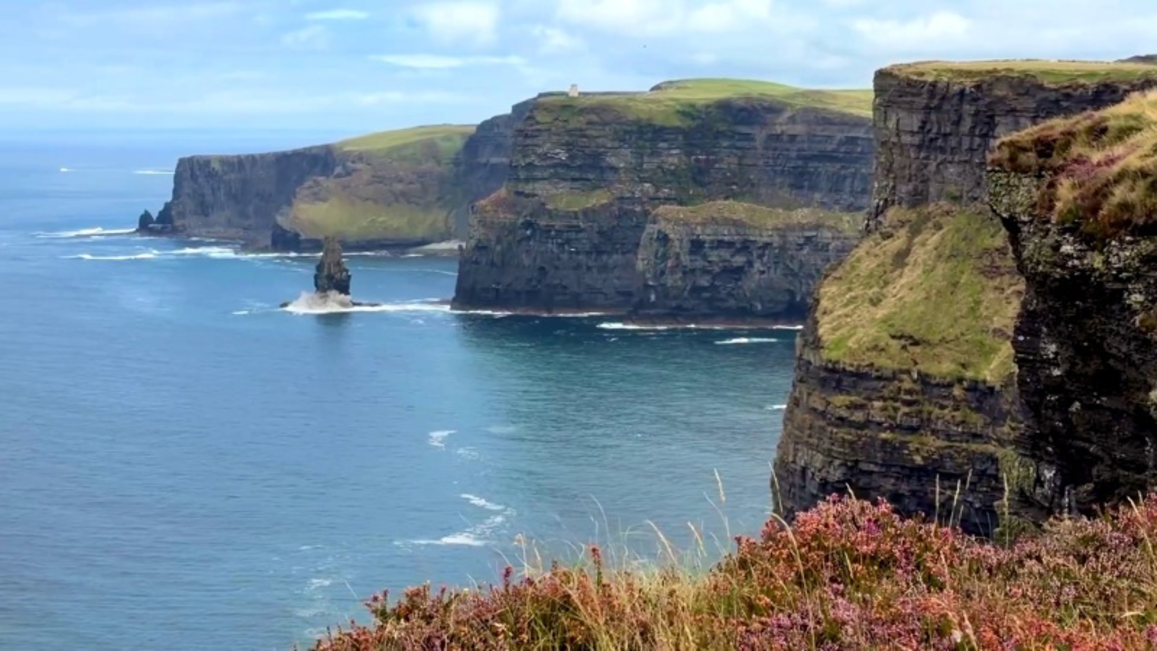 Cliffs of Moher Sea Stack Collapses