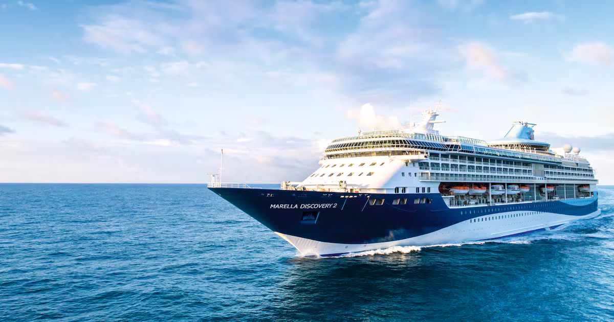 Father and Son Enjoy Mediterranean Cruise Adventure