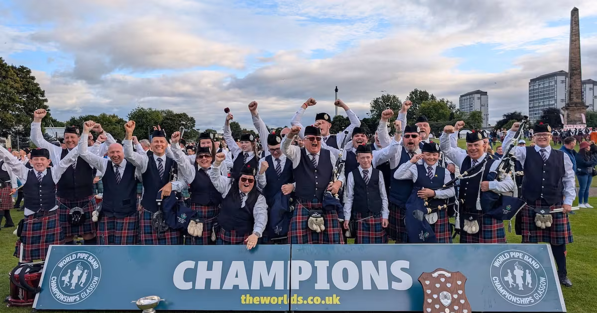 Co Tyrone Pipe Band Wins World Championships