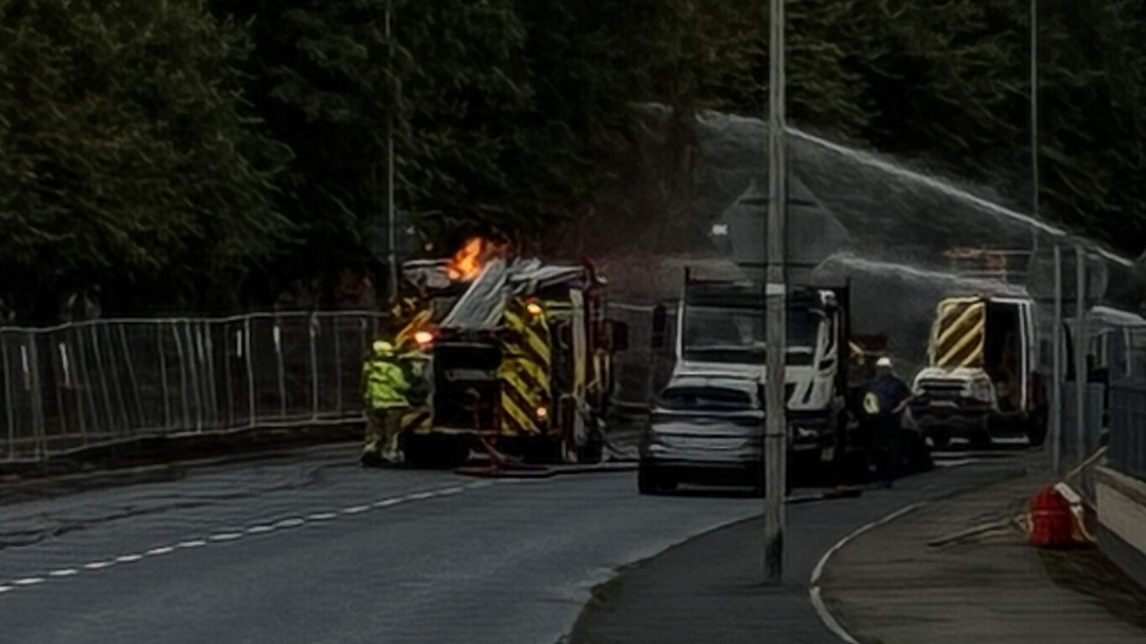 Fire Breaks Out Near Dundalk Stadium