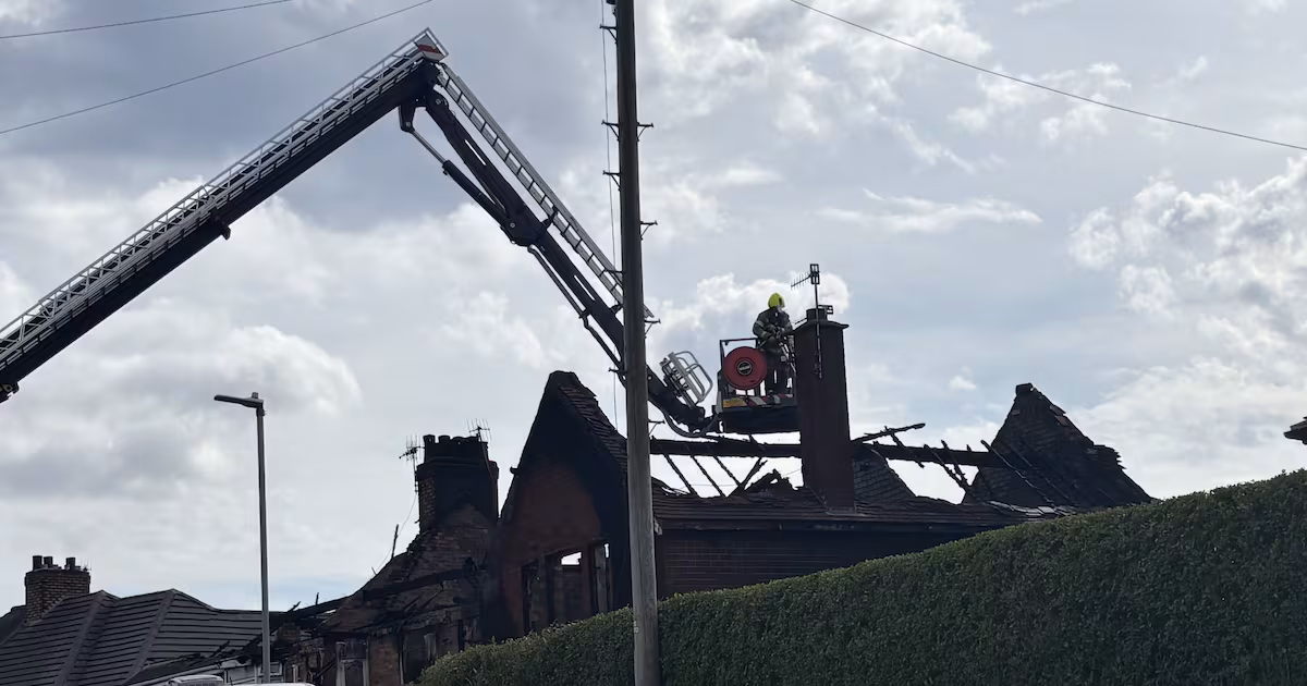 Disposable Barbecue Causes Grass Fire in Stoke-on-Trent