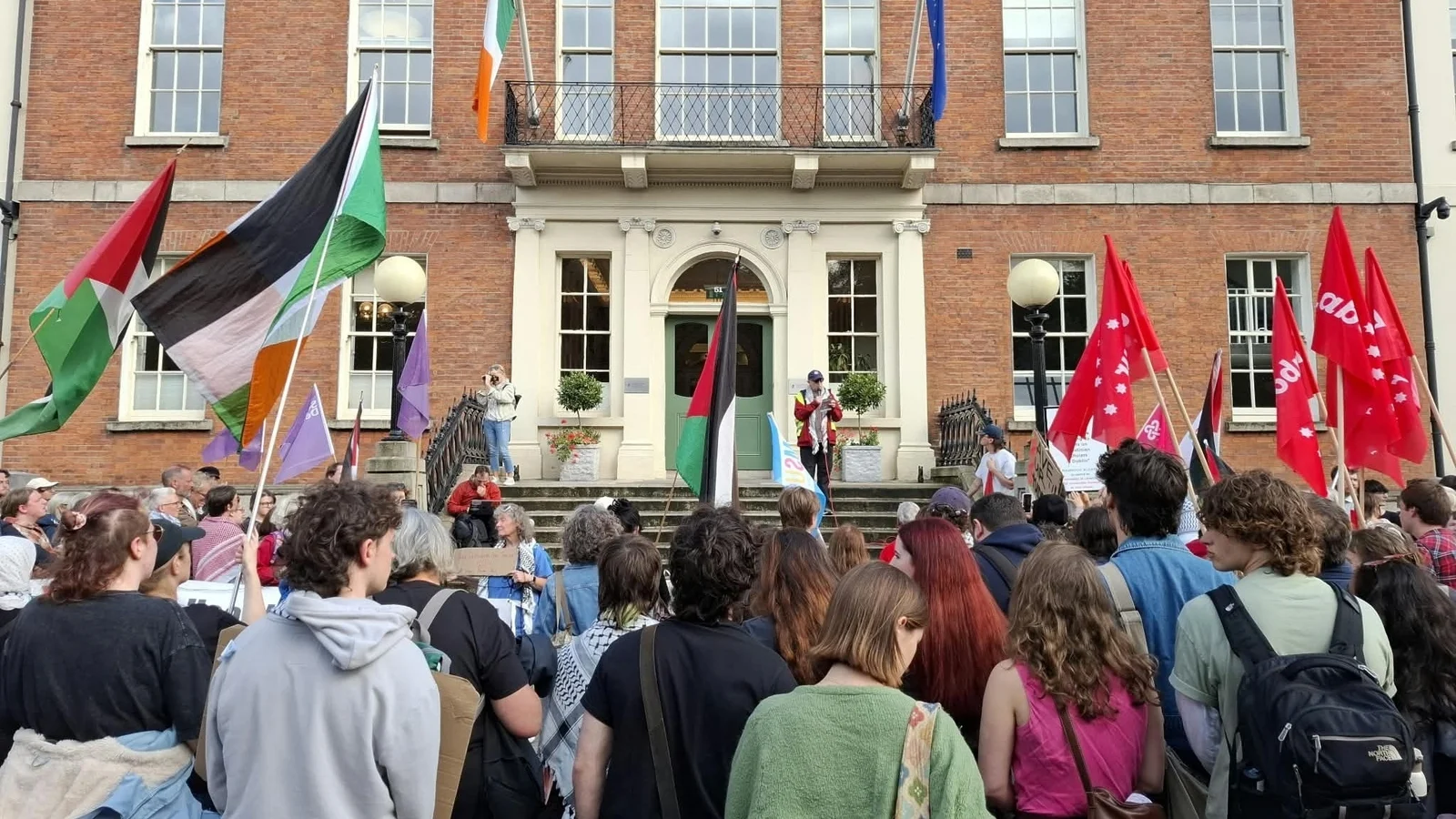 Protest for Palestinian Students' Irish Visas