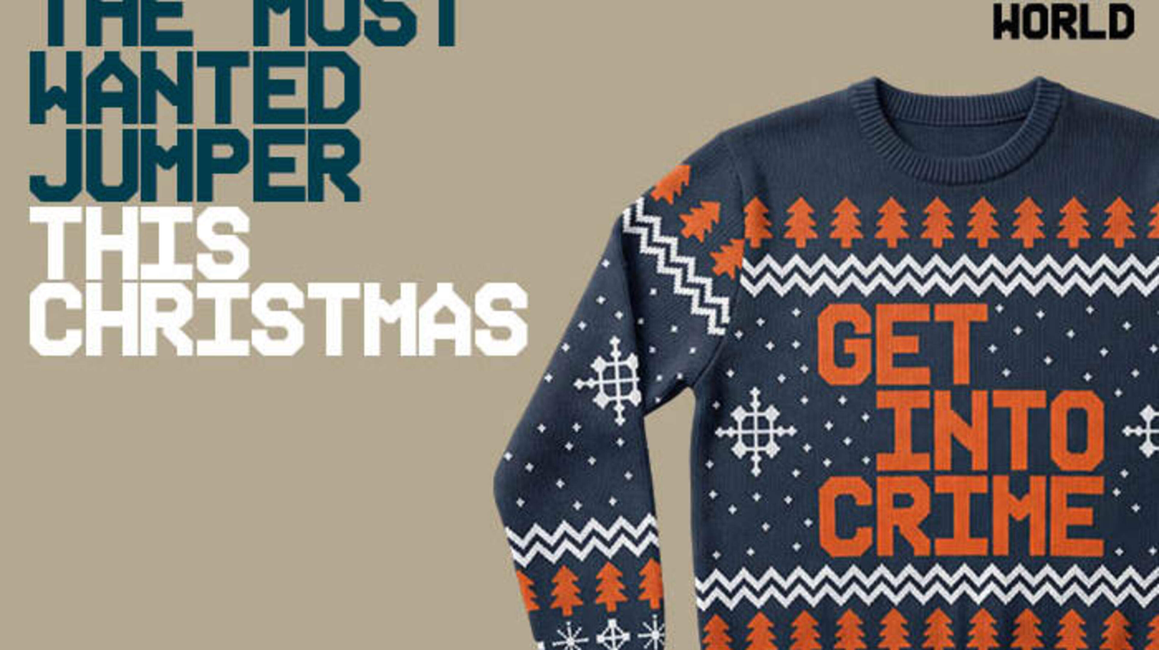 Most Wanted Christmas Jumper Released