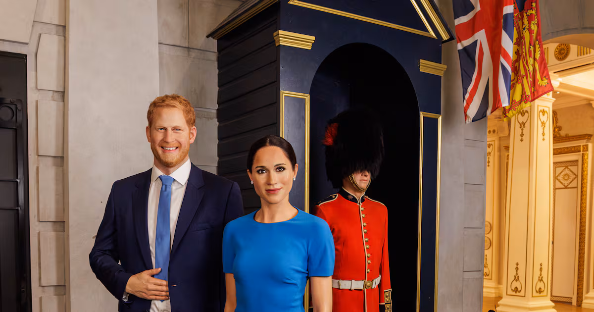 Harry and Meghan Waxworks Mark UK Return