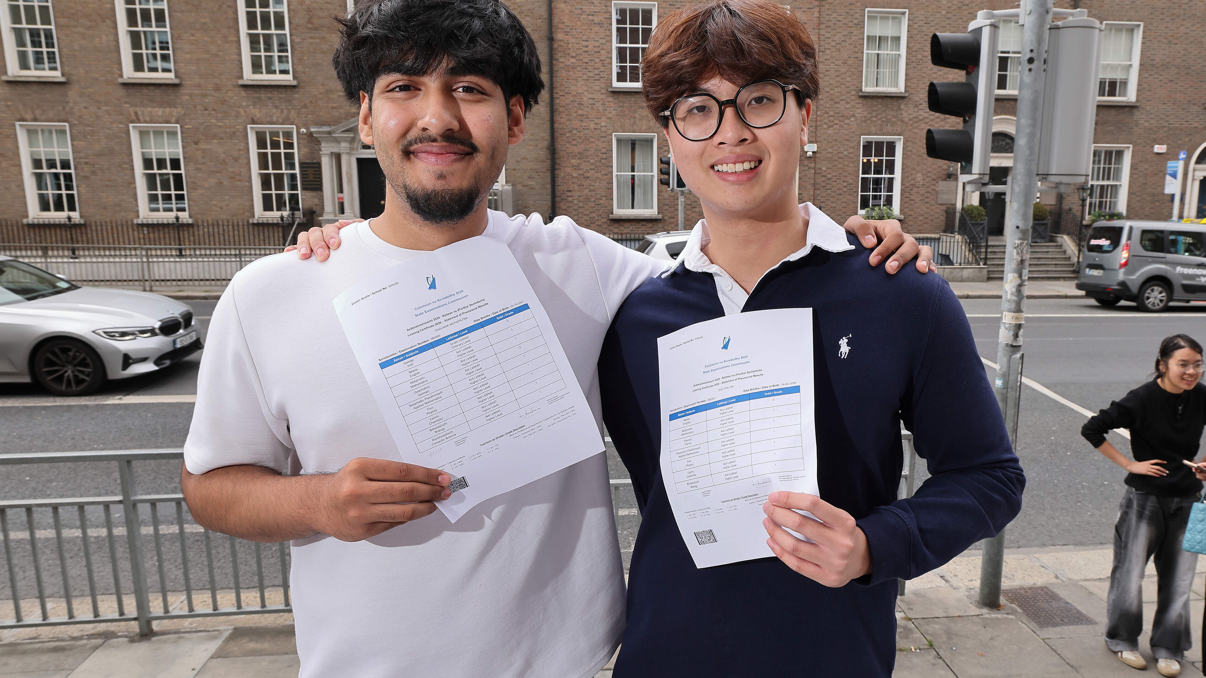 Leaving Cert high achievers thank teachers for support