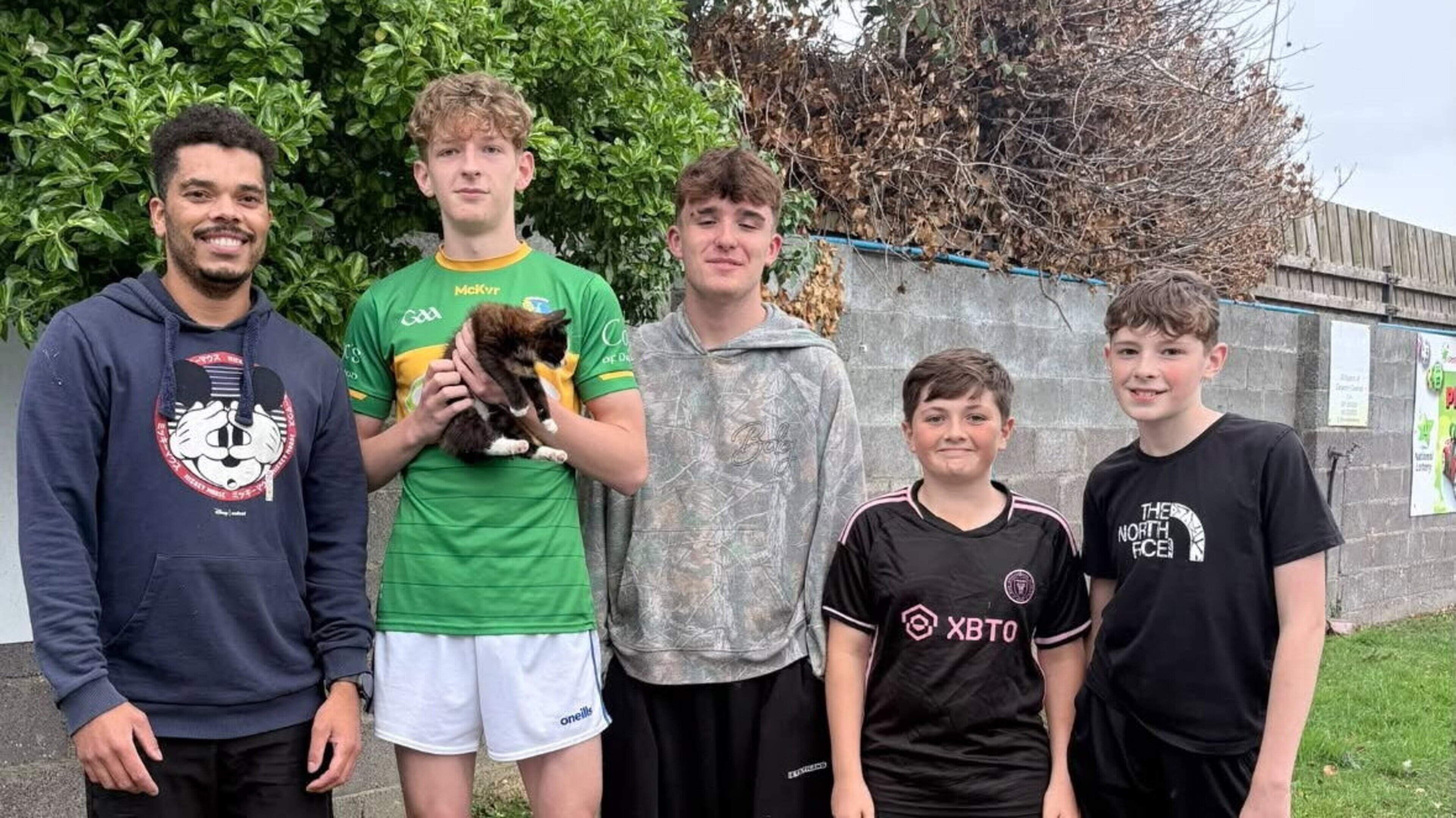 Young Heroes Rescue Stranded Kitten
