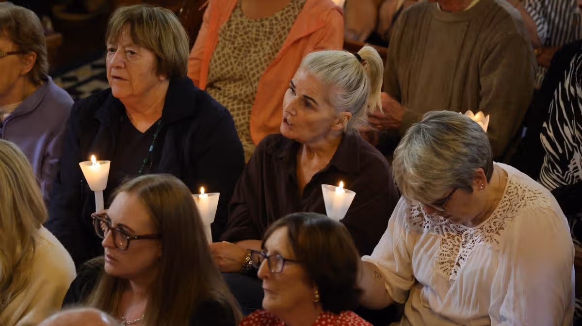 Vigil Held for Family Injured in M9 Crash