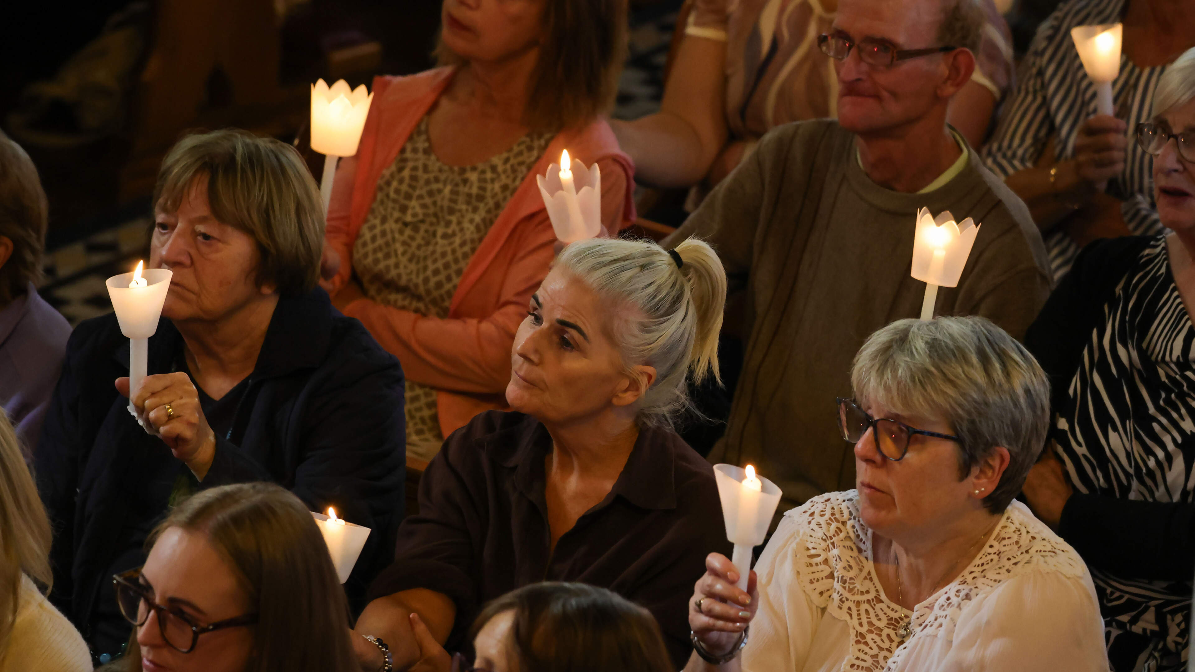 Community Holds Vigil for M9 Crash Survivors