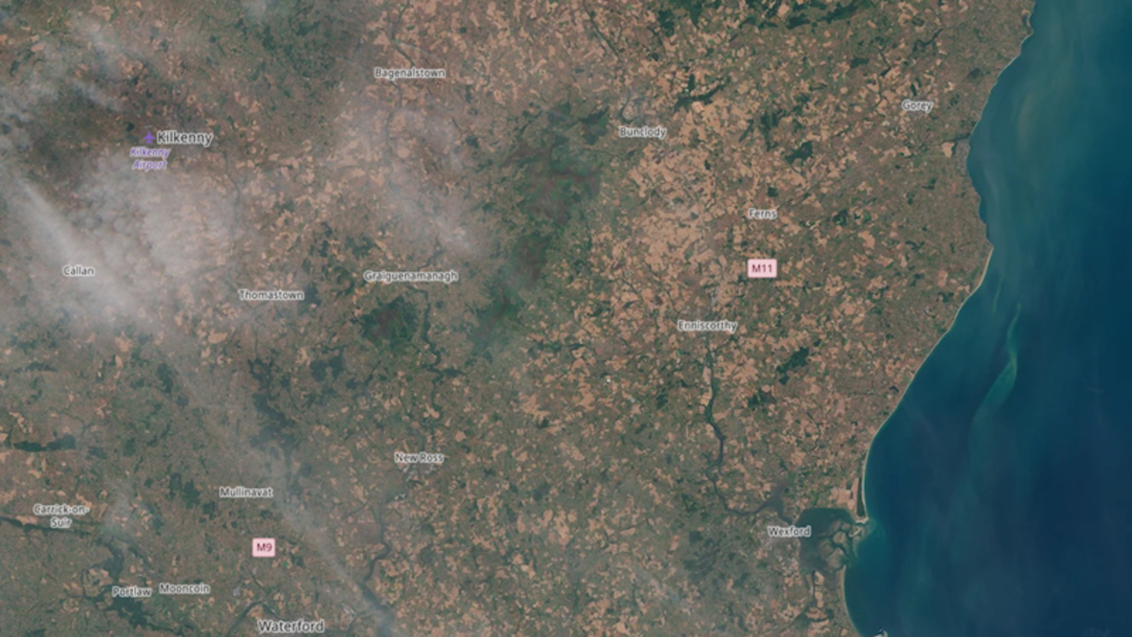 Drought Effects on Ireland Revealed by Satellites