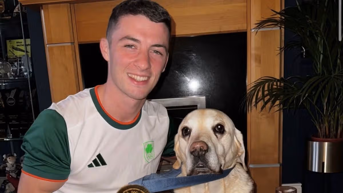 Rhys McClengaghan mourns pet dog's death