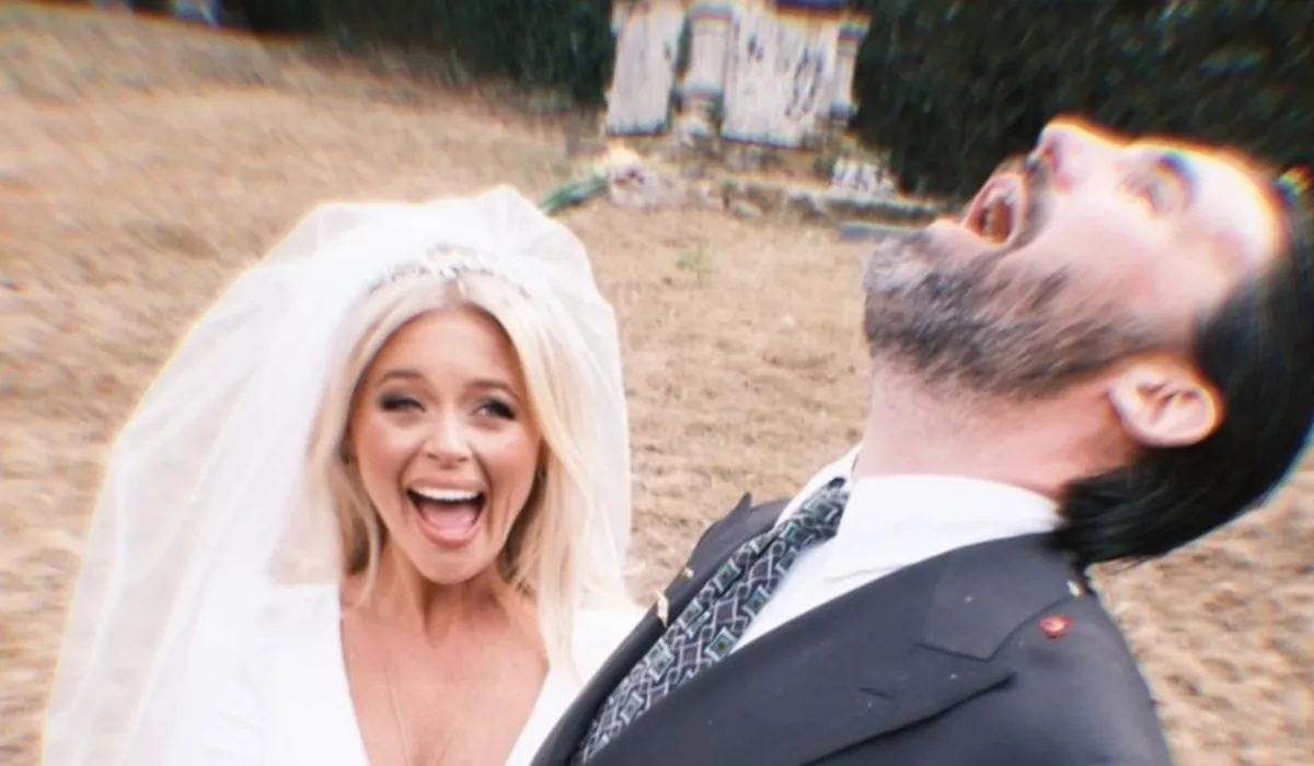 Emily Atack marries Alistair Garner in countryside wedding