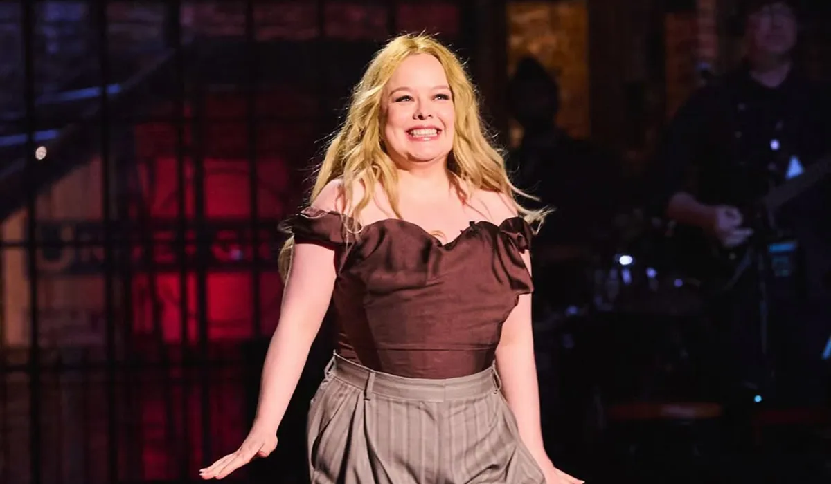 Nicola Coughlan Films Netflix Project with Baby Bump