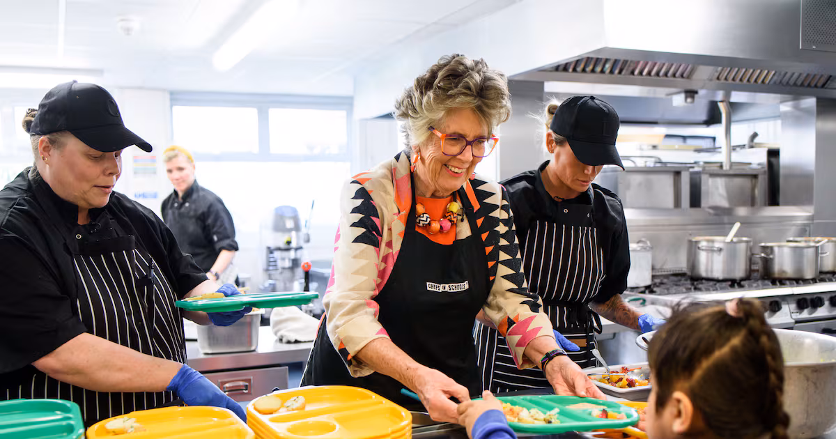 Prue Leith advocates for school food reforms