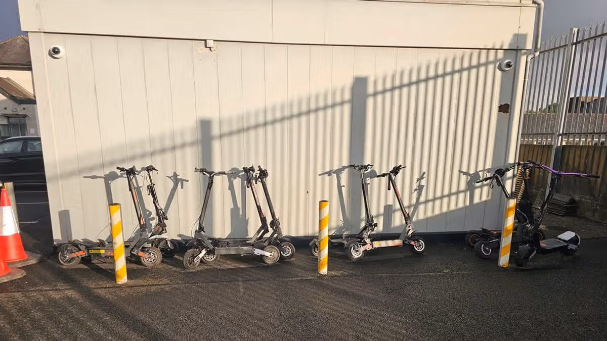 Gardaí seize high-speed e-scooters