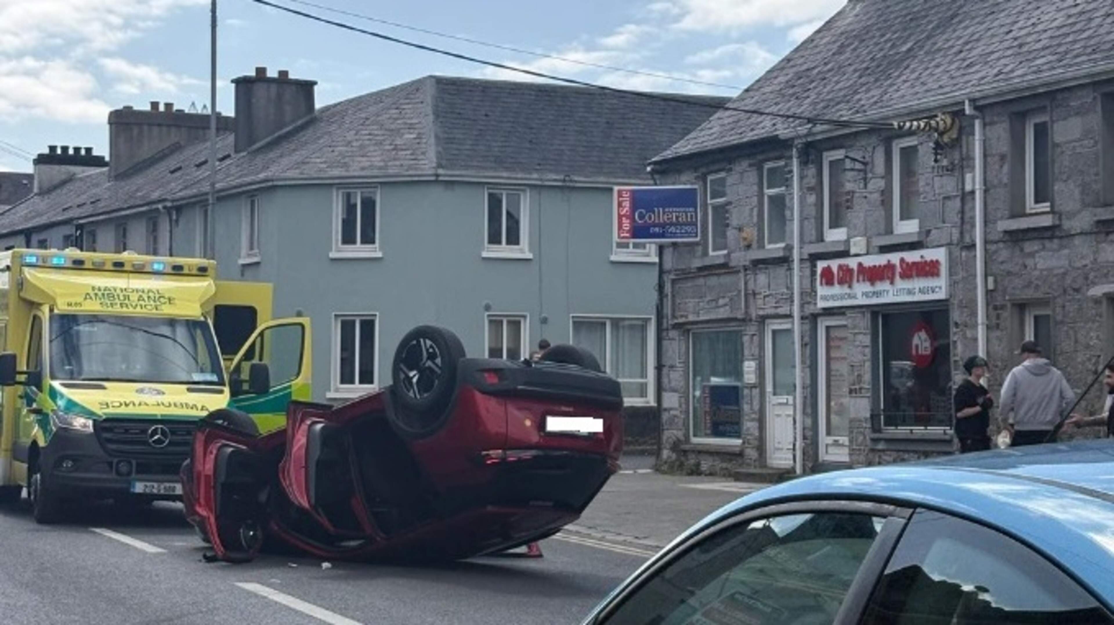 Galway Man Aids Injured After Car Overturns