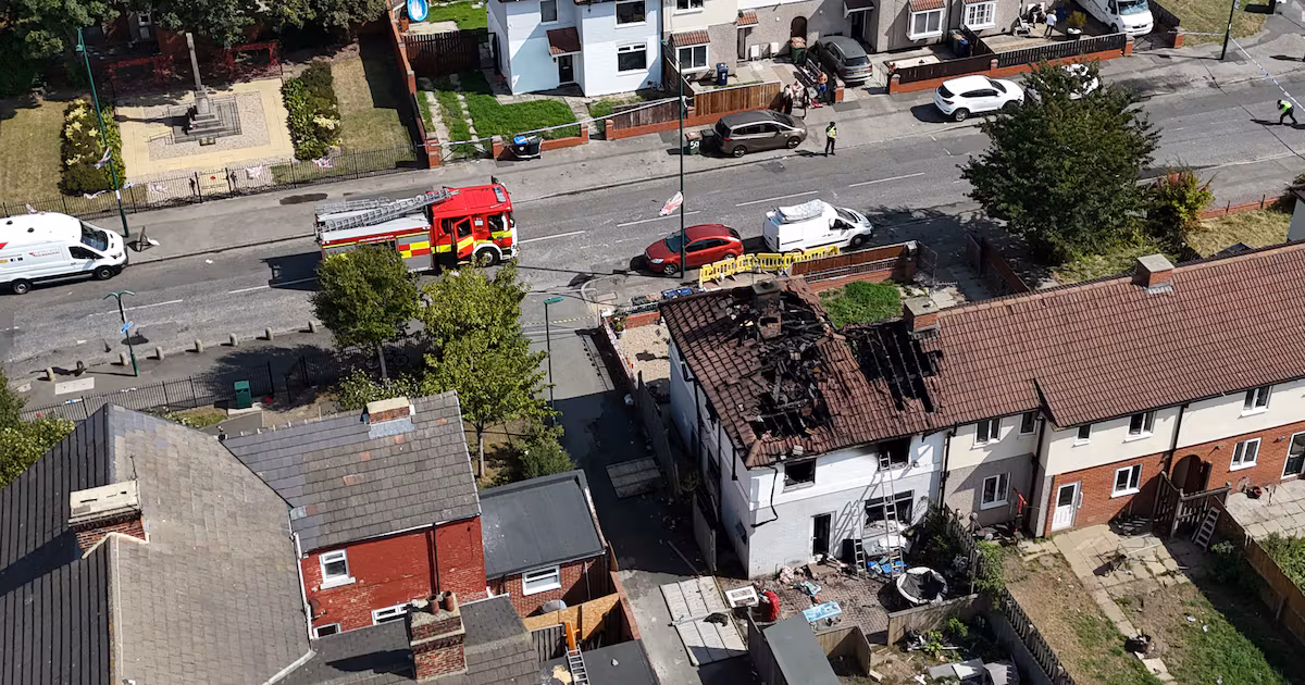 Murder investigation after house fire near A66 crash