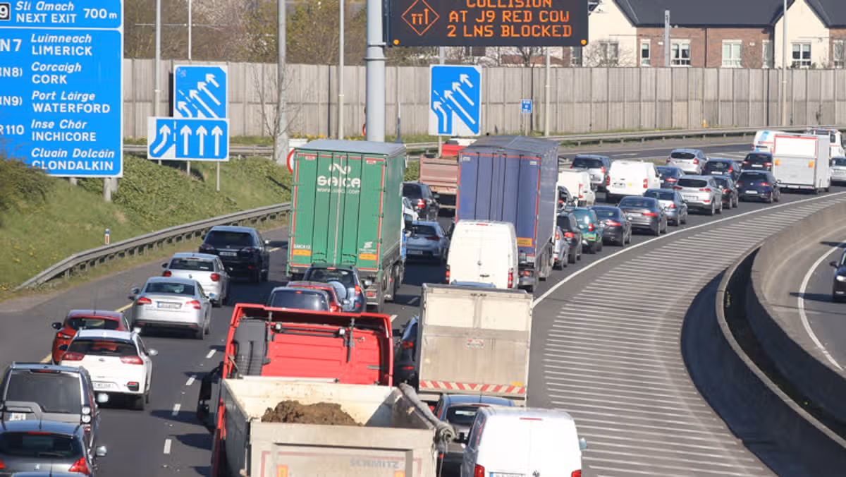 Major M50 incident causes traffic delays in Dublin