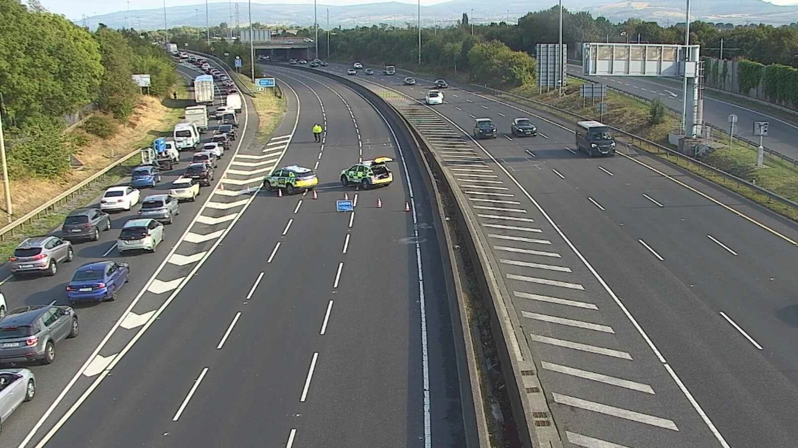 Elderly couple injured in M50 crash