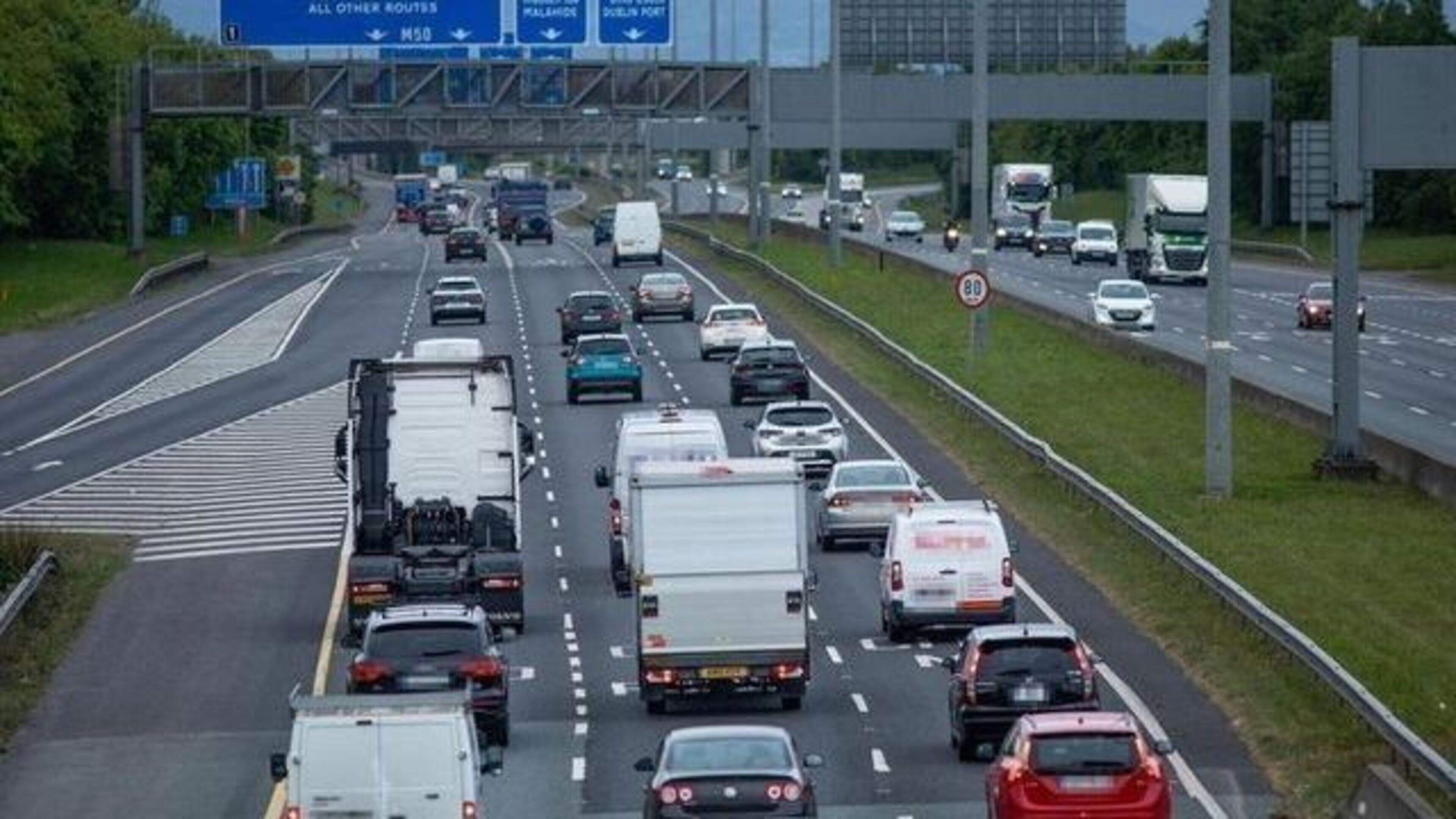 M50 Collision Injures Elderly Couple