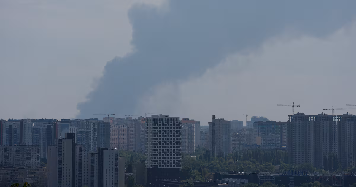 Russia launches overnight strike on nine Ukrainian cities
