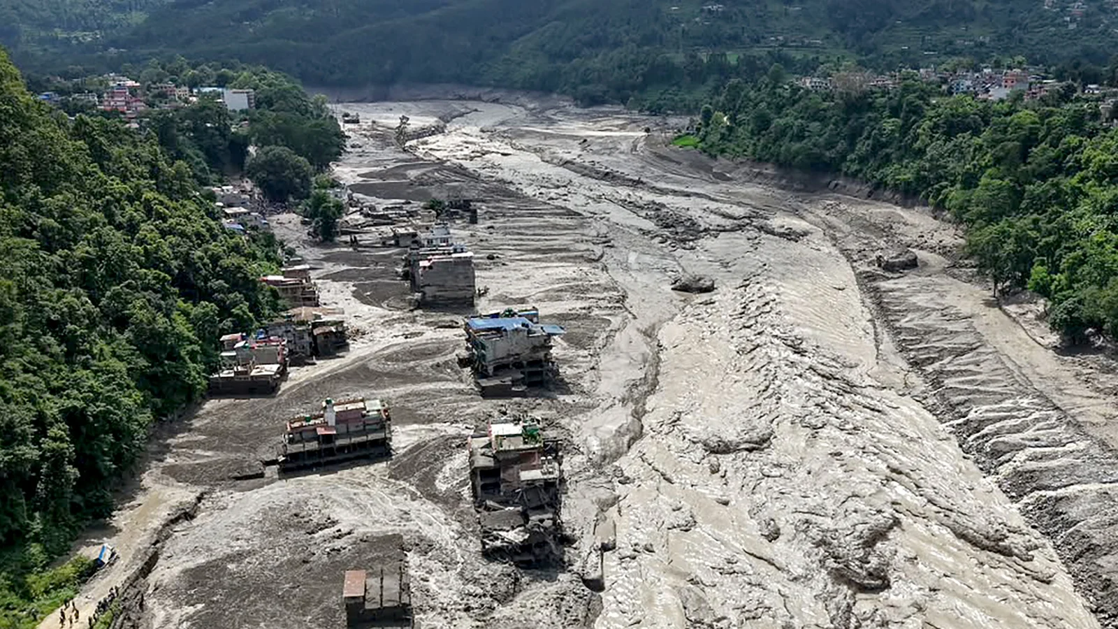 Devastating floods hit Nepal-Tibet border