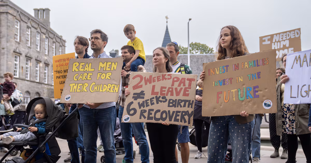 First Parent Strike Protests for Family Support
