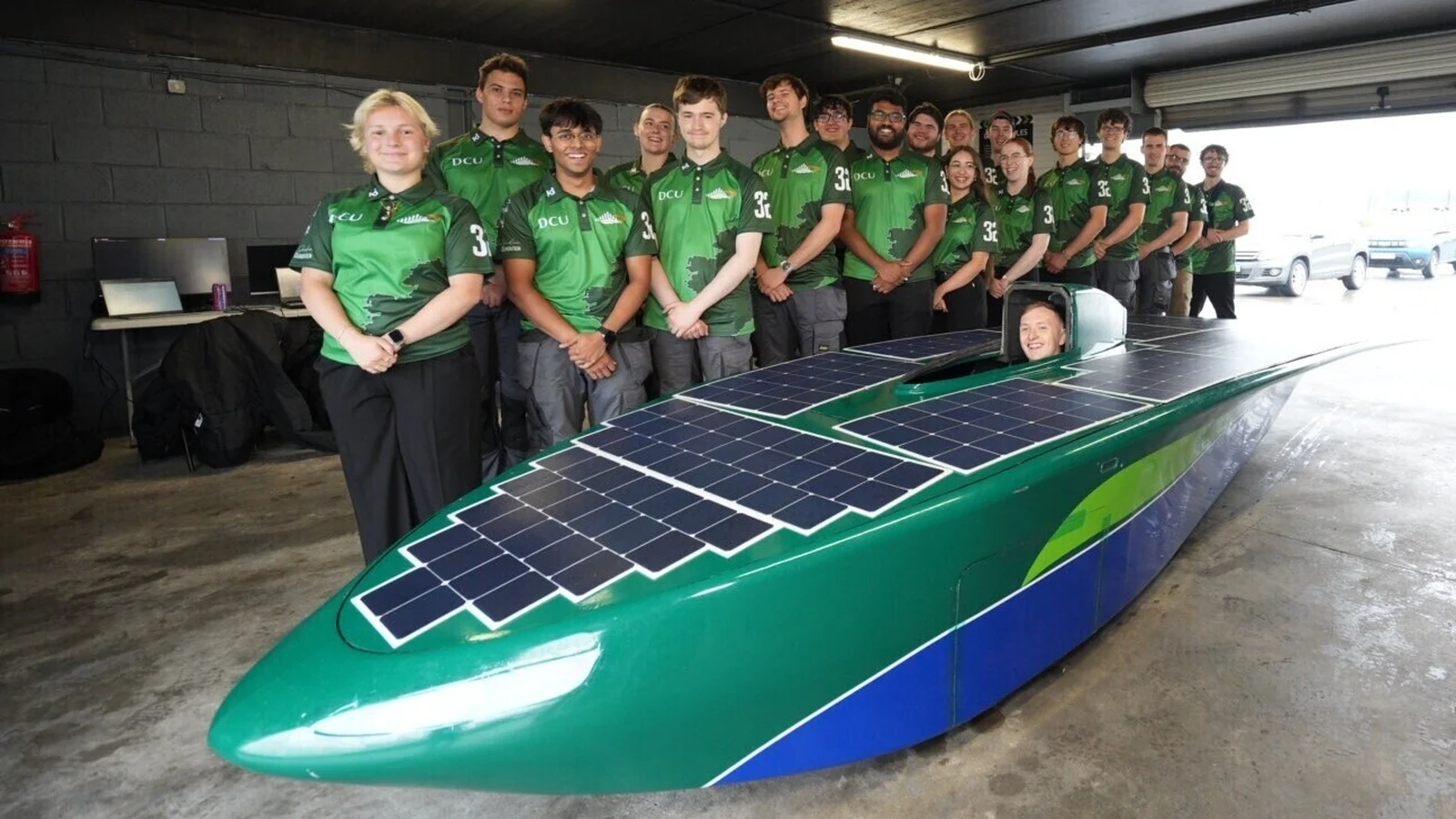 DCU Students Unveil Solar Racing Car
