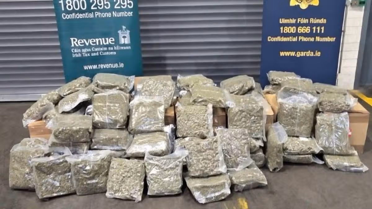 Two men arrested in €1.6m cannabis seizure