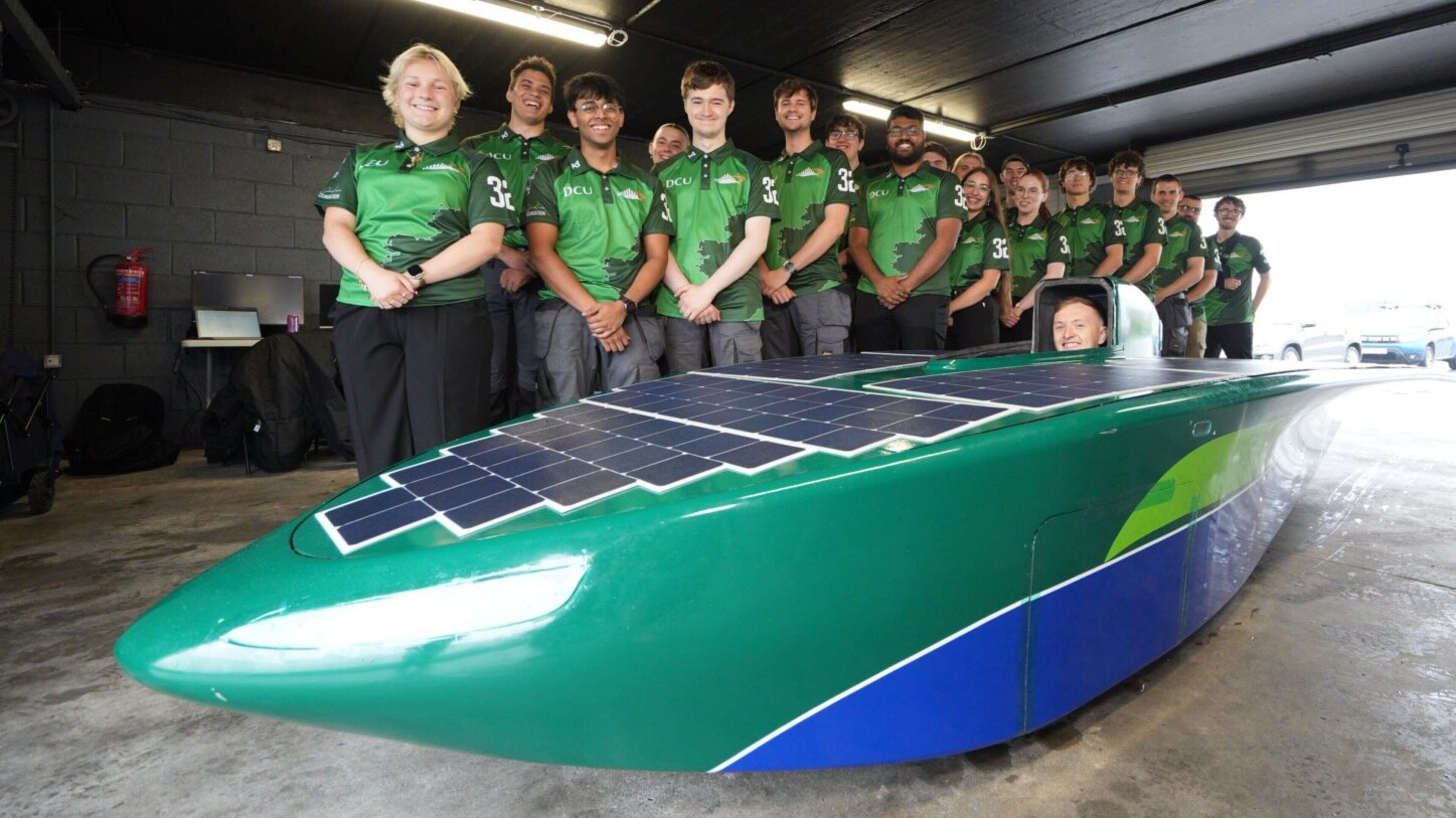 Ireland's First Solar-Powered Racing Car Unveiled