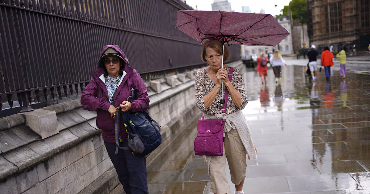 Wet Bank Holiday Forecast with Gales and Thunder