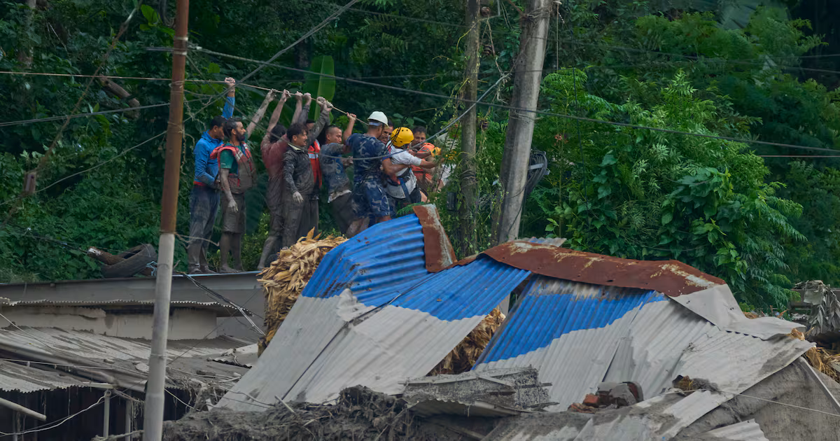 Nepal Floods Leave Over 1,500 Missing