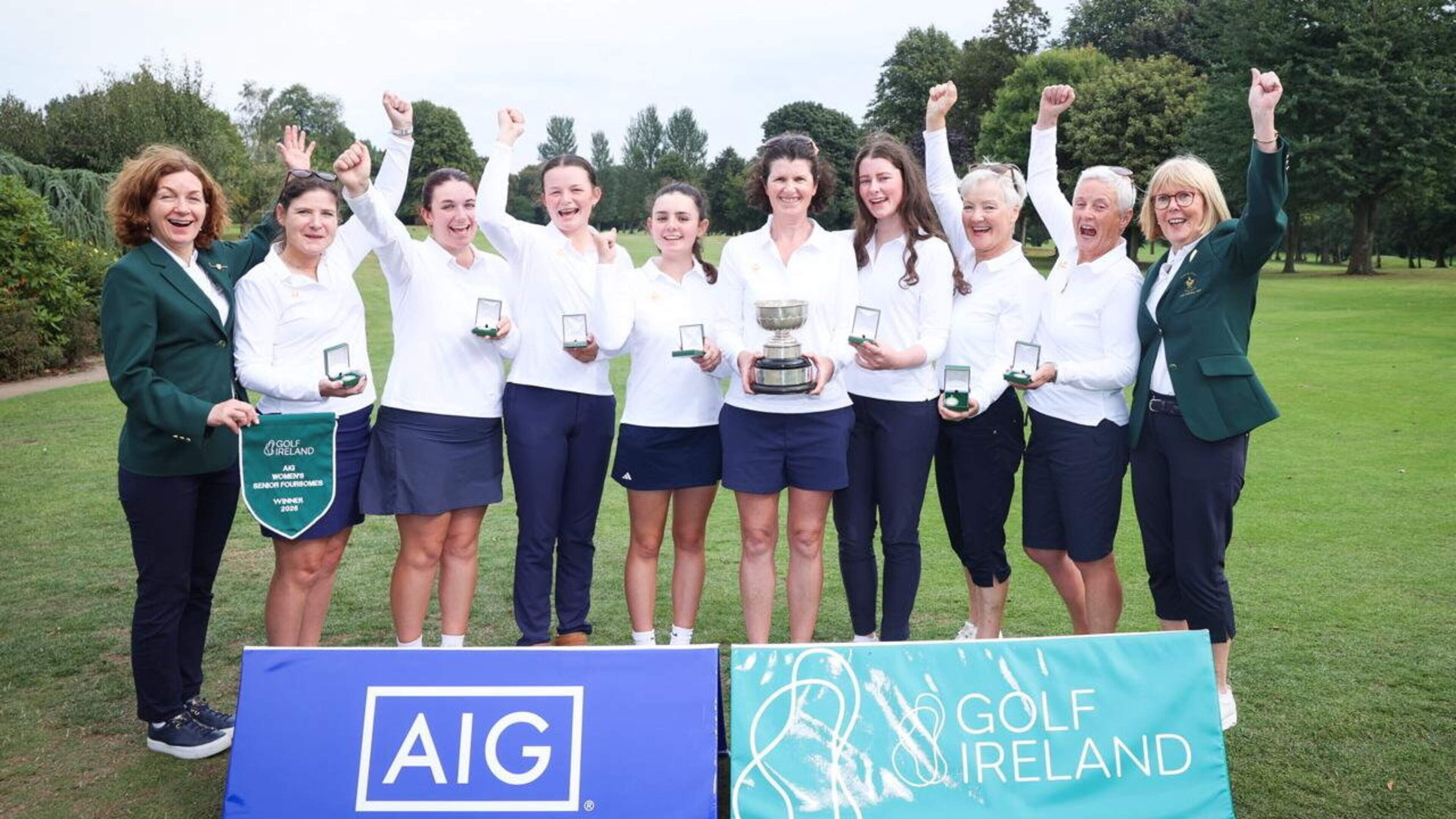Sligo Golf Club Wins AIG Women’s Senior Foursomes