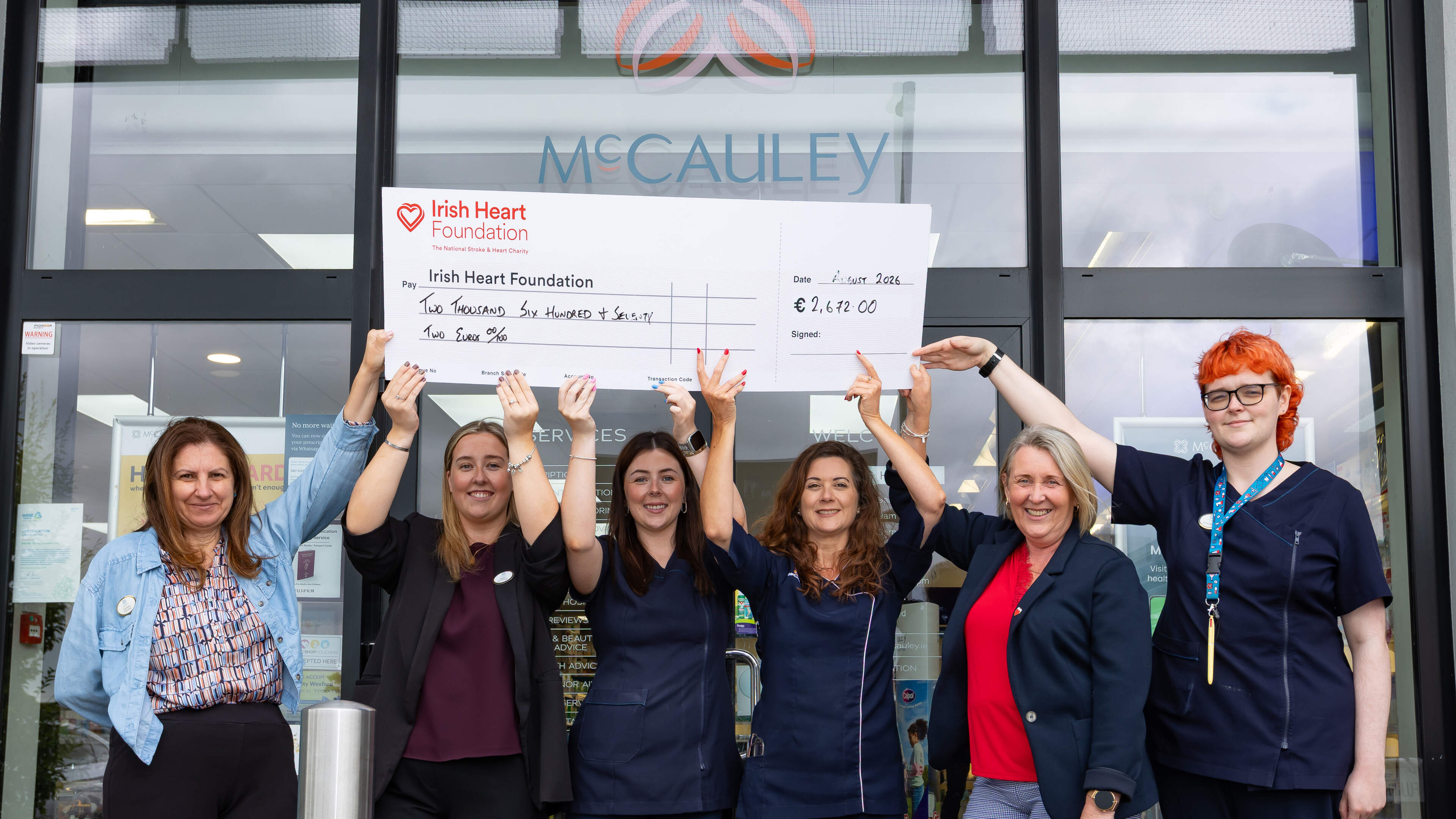McCauley Pharmacy Tops Irish Heart Foundation Fundraiser
