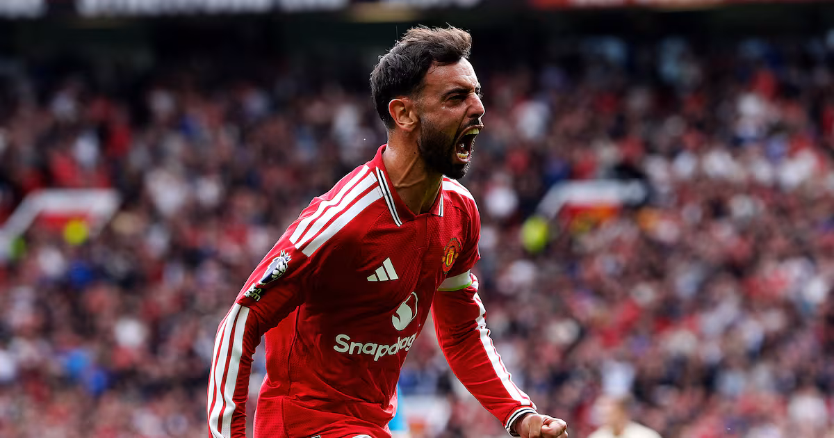 Bruno Fernandes hat-trick leads Manchester United victory